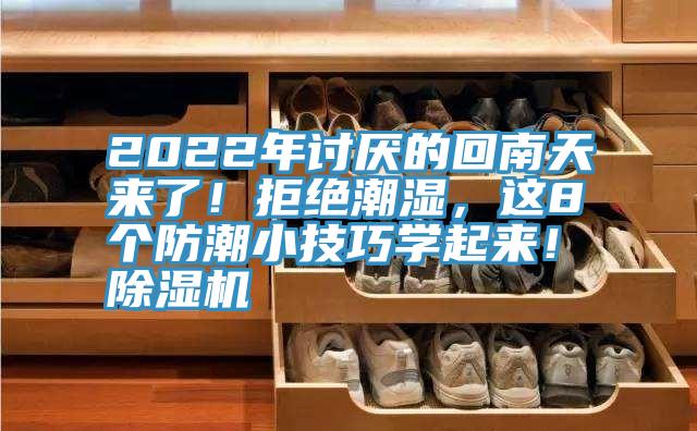 2022年討厭的回南天來了！拒絕潮濕，這8個防潮小技巧學起來！除濕機