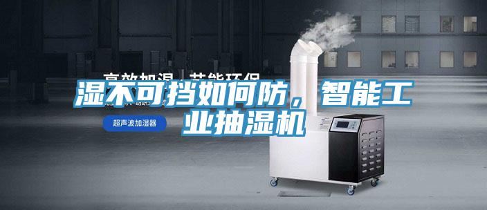 濕不可擋如何防，智能工業抽濕機