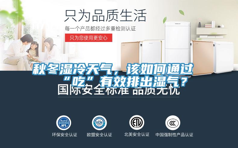 秋冬濕冷天氣，該如何通過“吃”有效排出濕氣？