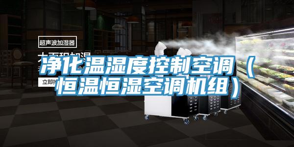 凈化溫濕度控制空調(diào)(恒溫恒濕空調(diào)機(jī)組)