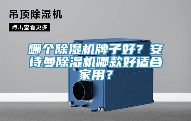 哪個除濕機牌子好?安詩曼除濕機哪款好適合家用?