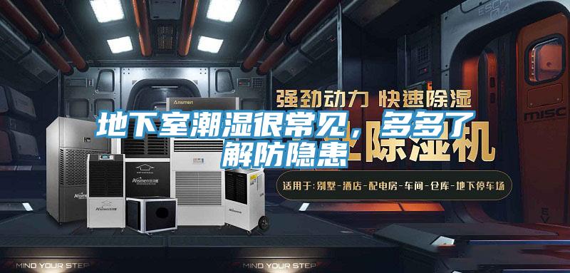 地下室潮濕很常見,多多了解防隱患