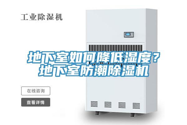 地下室如何降低濕度?地下室防潮除濕機