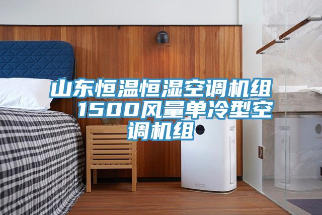 山東恒溫恒濕空調機組 1500風量單冷型空調機組