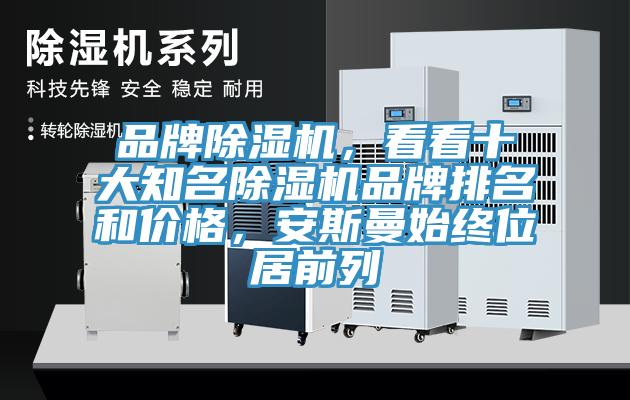 品牌除濕機，看看十大知名除濕機品牌排名和價格，安斯曼始終位居前列