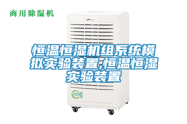 恒溫恒濕機(jī)組系統(tǒng)模擬實驗裝置,恒溫恒濕實驗裝置