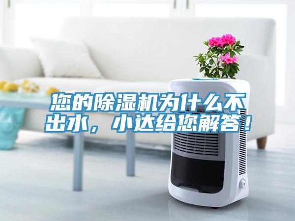 您的除濕機為什么不出水,小達給您解答!
