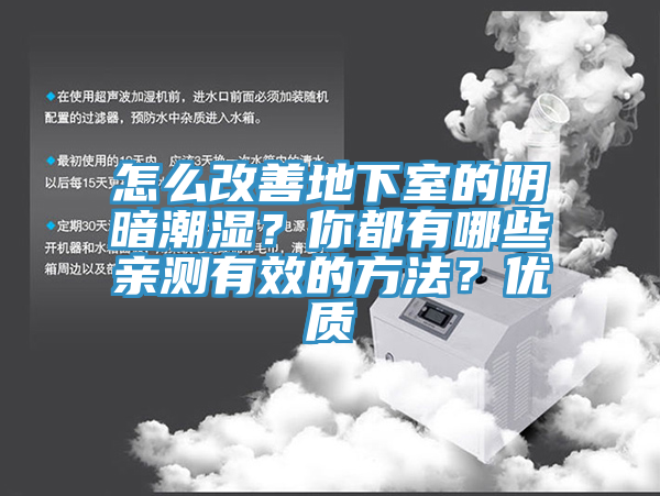 怎么改善地下室的陰暗潮濕？你都有哪些親測有效的方法？優質