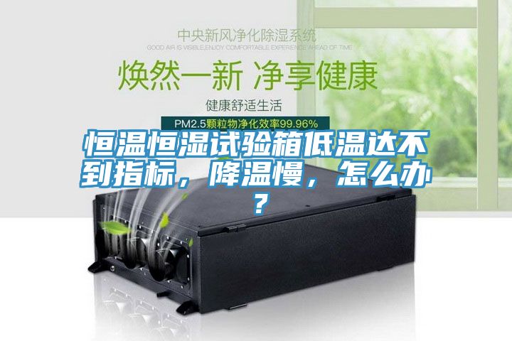 恒溫恒濕試驗箱低溫達不到指標，降溫慢，怎么辦？