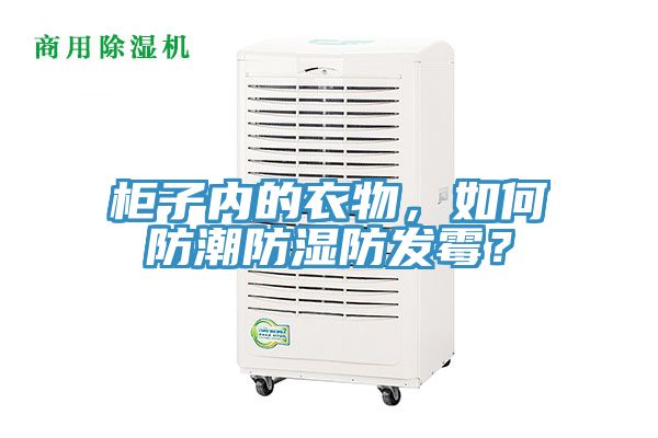 柜子內的衣物，如何防潮防濕防發霉？