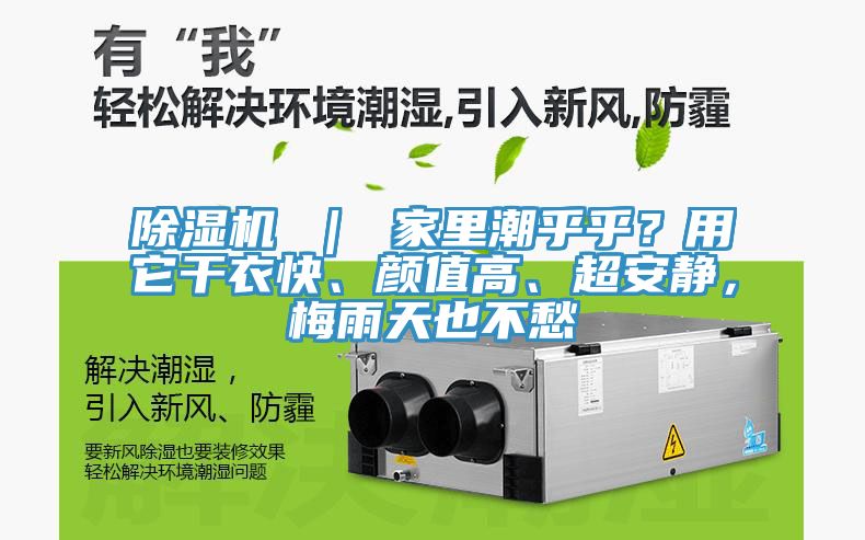 除濕機(jī) ｜ 家里潮乎乎？用它干衣快、顏值高、超安靜，梅雨天也不愁