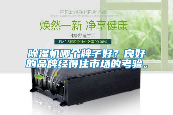 除濕機哪個牌子好？良好的品牌經得住市場的考驗。