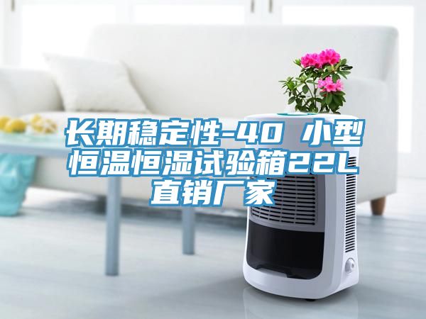 長期穩定性-40℃小型恒溫恒濕試驗箱22L直銷廠家