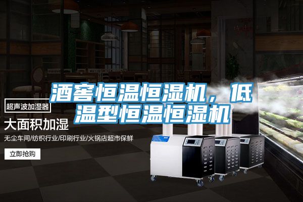 酒窖恒溫恒濕機，低溫型恒溫恒濕機